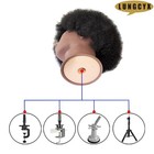 Mannequin Head Human Hair African Curly Cosmetology Manikin Head With 100  Re   
