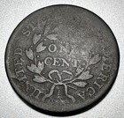 1801 3  Errors Reverse  Draped Bust Large Cent  Ag   1638
