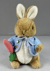 Vintage Frederick Warne Peter Rabbit Eden Toys Musical Wind-up Plush Bunny Toy
