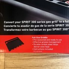 Weber Full Size Rectangular Griddle Spirit 300 Series 6787 Carbon Steel Black