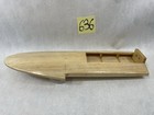 Vintage Handmade Wooden Model Hydroplane Boat Unfinished As Is
