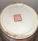Unusual Antique Chinese Porcelain Beast Decorated Vase With Character Marks