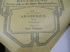 Arabesque Op 18 Schumman - Ampico Red Label Recording Player Piano Roll -  Pr1