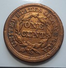 Sharp Red Xf au Details 1847 Braided Hair Us Large 1c Cent Penny Free Shipping 