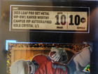 2023 Leaf Pro Set Metal Xavier Worthy Campus Vip Rc 1 1 Sgc 10  10 Auto   Match