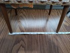 Vintage Wicker Sewing Basket Storage Box With Removal Legs Made In Japan 