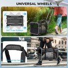 Wfun Pet Carrier W  Wheels For Small Medium Dogs   Cats Travel Camping Outdoor