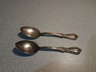 Plymouth Silver Co Demitasse Spoons Plymouth Pattern Silverplate Lot Of 2
