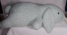 Pillowfort Weighted Plush Kids  Throw Pillow Mint Green Bunny 19  Nwt