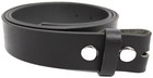 Leather Belt Strap With Press Studs For Pin Buckle  Width  38mm  Black Or Brown