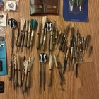 Vintage Metal Wood Shaft Darts Large Lot   Accessories Dmi Accudart Elkadart
