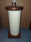 Vintage Solid Wood Paper Towel Holder Free Standing 15    Tall