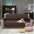 Reversible Washable Sofa Cover  Water Repellent  Pet Friendly  3 Cushion Couch