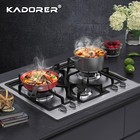 Kadorer Bulit-in Gas Cooktop 24  Inch Propane Stove Top With 4 Burner Ng   Lpg