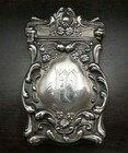 Beautifully Ornate Antique European Sterling Silver Match Safe box