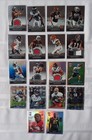 Nfl Football Card Rookie  Refractor  Parallels  Game-worn Jersey Lot X 18 Sp Rc
