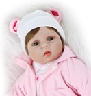 22  Reborn Dolls Baby Vinyl Silicone Handmade Realistic Soft Newborn Doll Gift