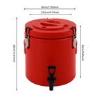 10l Insulated Hot And Cold Beverage Dispenser Server 2 64gal Stainless Steel