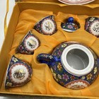 Vintage Miniature Chinese Tea Set Tea Cups Teapot