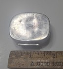 Vintage Mervyn s 925 Sterling Silver Small Floral Pill Trinket Box 23 Grams