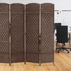 4 Panel Room Divider Folding Privacy Divider 6 Ft Indoor Wall Divider Portable