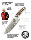 Guy Fieri Limited Knuckle Sandwich 8  Chef Knife Pakkawood Handle Factory Second