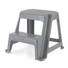 Gracious Living 16  Plastic 2 Step Portable Garage Home   Kitchen Stool  4 Pack 