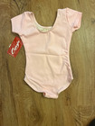 Capezio Short Sleeve Leotard Child Sizes Pink