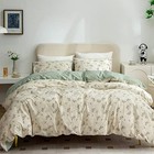 Comforter Set Twin Floral 2 Pieces Soft Cotton Bedding Comforter Set Garden 