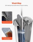 Vevor Mop And Bucket Wringer Set 3 Mop Pads Flat Squeeze Bucket Set For Floor