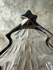 Clear Crystal Christmas Tree Trinket Candy nut Dish Silver Trim 5-1 4 