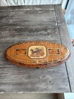 Vintage Vandercraft  Duck Wood 17  Oval Cribbage Board