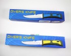 2 Scuba Diving Knives W  Sheaths Leg Arm Straps Divers Knife Set Blue   Yellow
