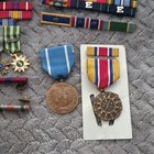 Us Military Wwii Original Medals  Pins   Ribbon Bars Collection - Militaria