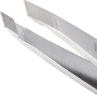 Precision Point Tweezers Mini Slant Stainless Steel Ingrown Hair Eyebrow 3 Inch