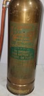 Vtg Badger   s Penguin Anti-freeze Brass Fire Extinguisher Empty Display 2 5 Gal