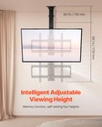 Motorized Ceiling Tv Mount 32-55 In Screen Electric Adjustable Tv Mount