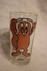 1970s Pepsi Collector Series Rocky Squirrel Promo Drinking Glass     Vintage