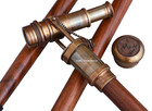 Antique Brass Monocular Binocular Telescope Vintage Nautical Spyglass Scope