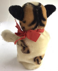 Steiff Button In Ear  317 Bully Bulldog Mohair 9  Dog Hand Puppet 1959 Vtg Orig