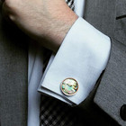 Cufflinks And Tuxedo Studs Set For Men With Gift Box  Mother-of-pearl