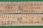 Antique Chapin-stevens   Co  The S s  Co   No  62 Boxwood And Brass 4 Fold Ruler