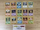 Pokemon Complete Base Set Common Uncommon Lot 66 Cards None-holos Lp mp