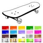 Skateboard Decal Vinyl Sticker For Art Wall Room Car Truck Window Macbook Laptop