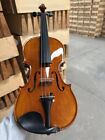 Rare One-piece Bird-eye Wood 4 4 Hand Carved Varnished Violin W  Case And Bow