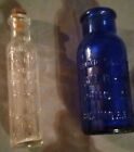 Vintage Pharmacy   Medicine Glass Bottle Lot  8 