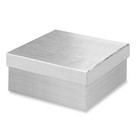 Bulk Silver Gold Linen Cotton Filled Gift Boxes 25 Or 50 Pack