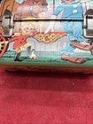 Vtg 1963  Bozo The Clown Metal Dome Lunch Box Aladdin W fork