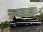 Mint Condition Yamaha Ysl354 Tenor Trombone W hard Case   Mouthpiece Yamaha 48-s