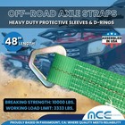 Usa 4 Pack 2  X 48  Axle Strap Race Car Auto Hauler Tow Truck Wheel Tie Down